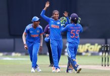 Shreyanka Patil takes a fifer. ACC Women's Emerging Teams Asia Cup 2023. India A vs England A