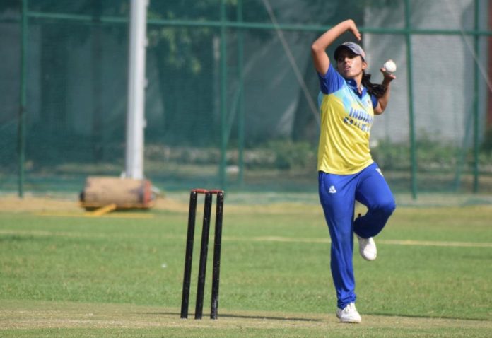 Tanuja Kanwer starred with the ball. Senior Women’s Inter Zonal One Day Trophy 2024
